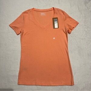Eddie Bauer Women's Favorite Short-Sleeve V-Neck T-Shirt Women’s Medium Petite